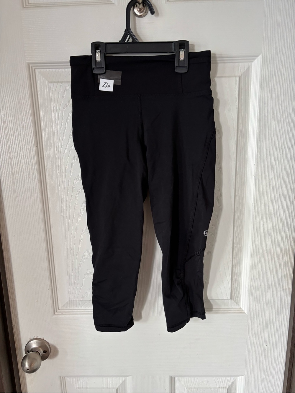 lululemon athletica Black Capri Leggings